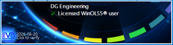 DG Engineering — Licensed WinOLS 5 user